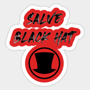 SALVE Black hat Sticker